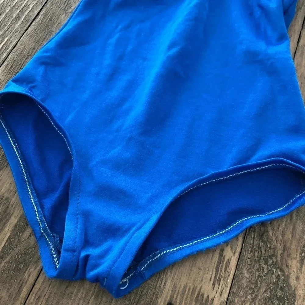 Vintage Catalina USA Girls One‎ Piece Swimsuit Blue